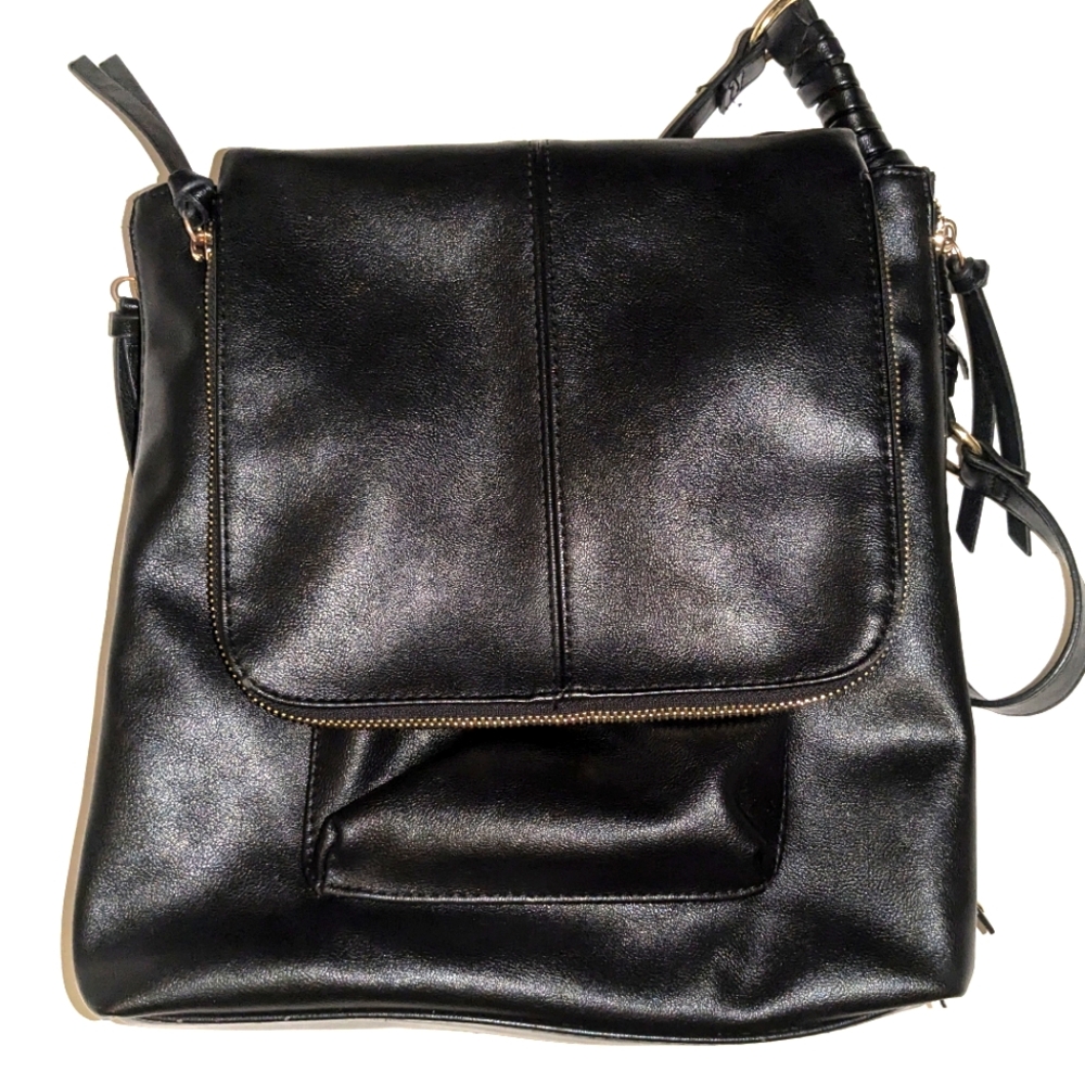 Black Convertible Backpack